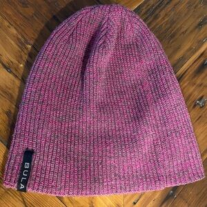 BULA Pink Knit Beanie